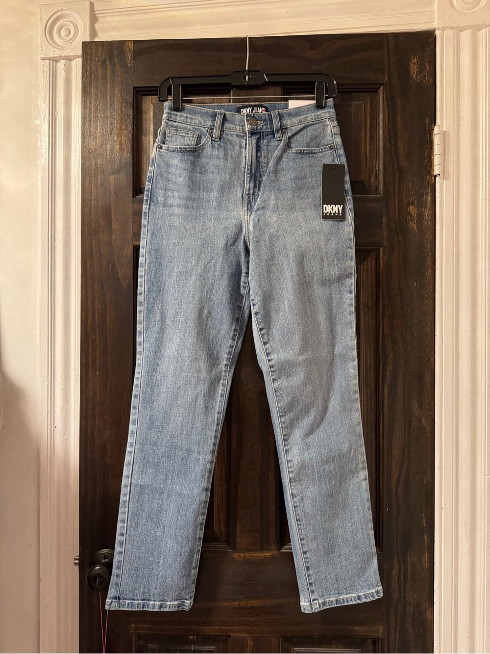 DKNY Light Blue High Rise Slim Straight Women’s Jeans